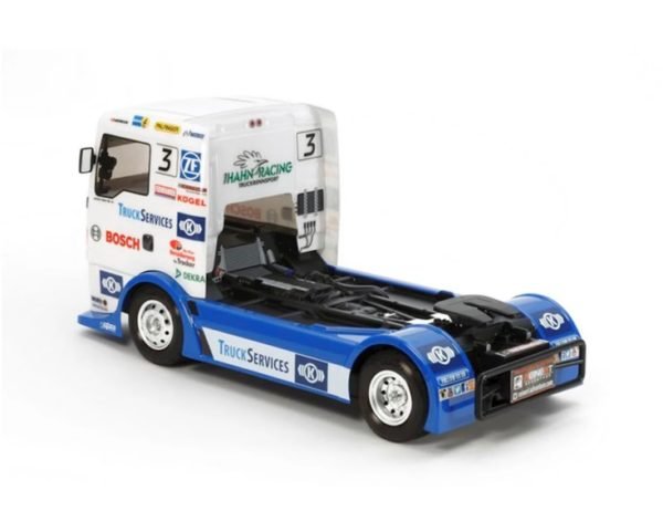 Tamiya Team Hahn Racing MAN TGS 1/14 4WD Semi Truck en carretera - Imagen 5