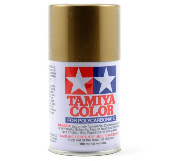 Tamiya PS-13 Polycarbonate Spray Gold 3 oz