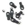 Traxxas Rod Ends w/Connectors LS2 (6) 2742