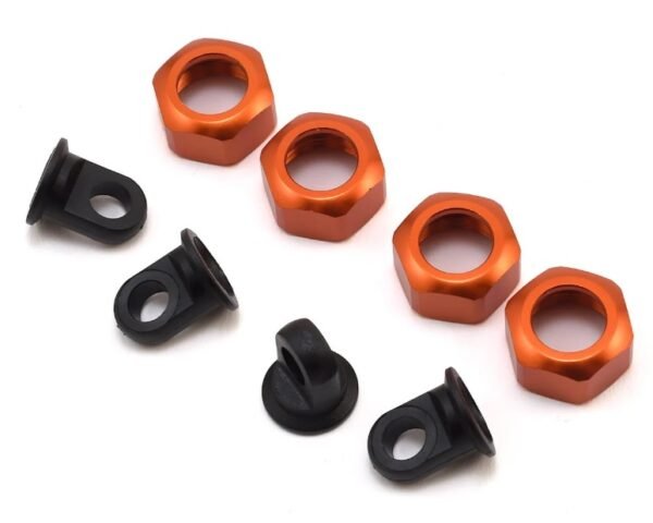 HPI Trophy Series Shock Caps (Orange) (4)