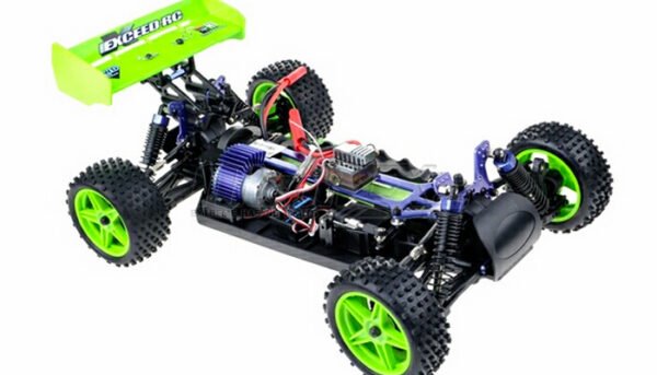 Off Road Buggy Radio Car 1/10 2.4Ghz Exceed RC color verde y azul - Imagen 4