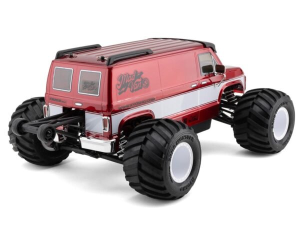 Kyosho Fazer Mk2 Mad Van VE 1/10 4WD Readyset Brushless Monster Truck (Red) w/2.4GHz Radio - Imagen 3