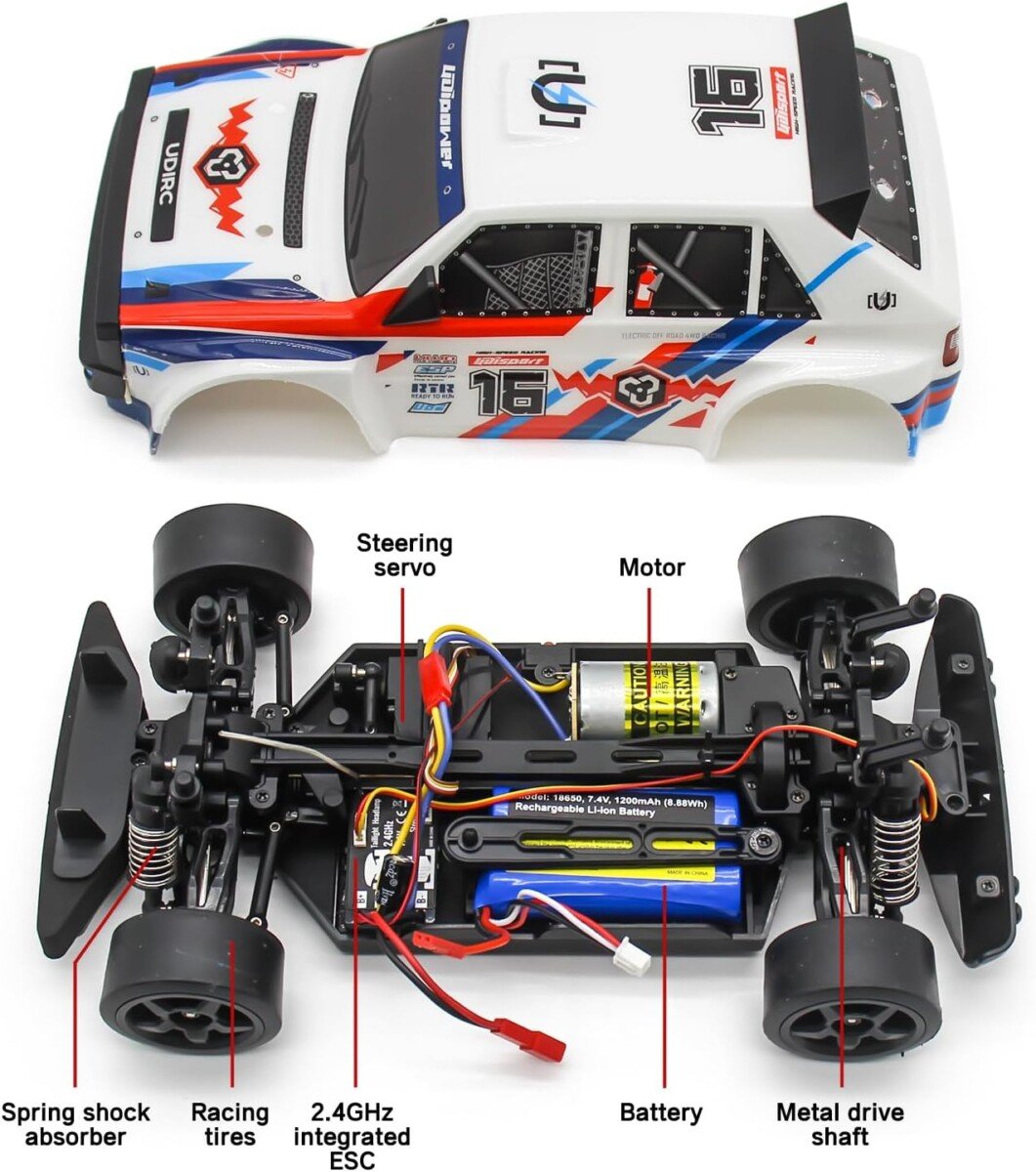 UDIPOWER drift escala 1/16 RC - Imagen 2