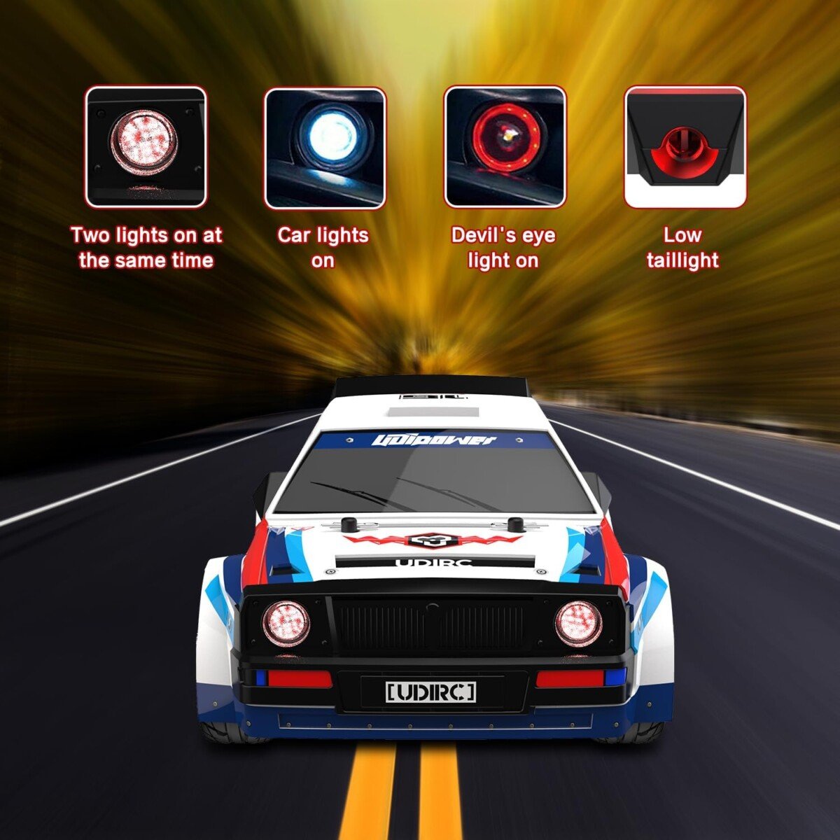 UDIPOWER drift escala 1/16 RC - Imagen 6